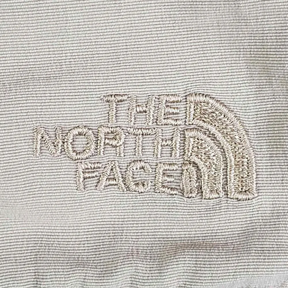 The North Face Mens Pants Medium M Khaki Convertible Zip Off Cargo Belted Nylon